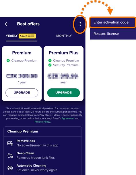 Aktywowanie subskrypcji Avast Ultimate .